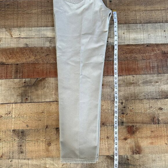 Posted Women's Relaxed Fit Tan Denim Jeans -11 - Picture 10 of 10